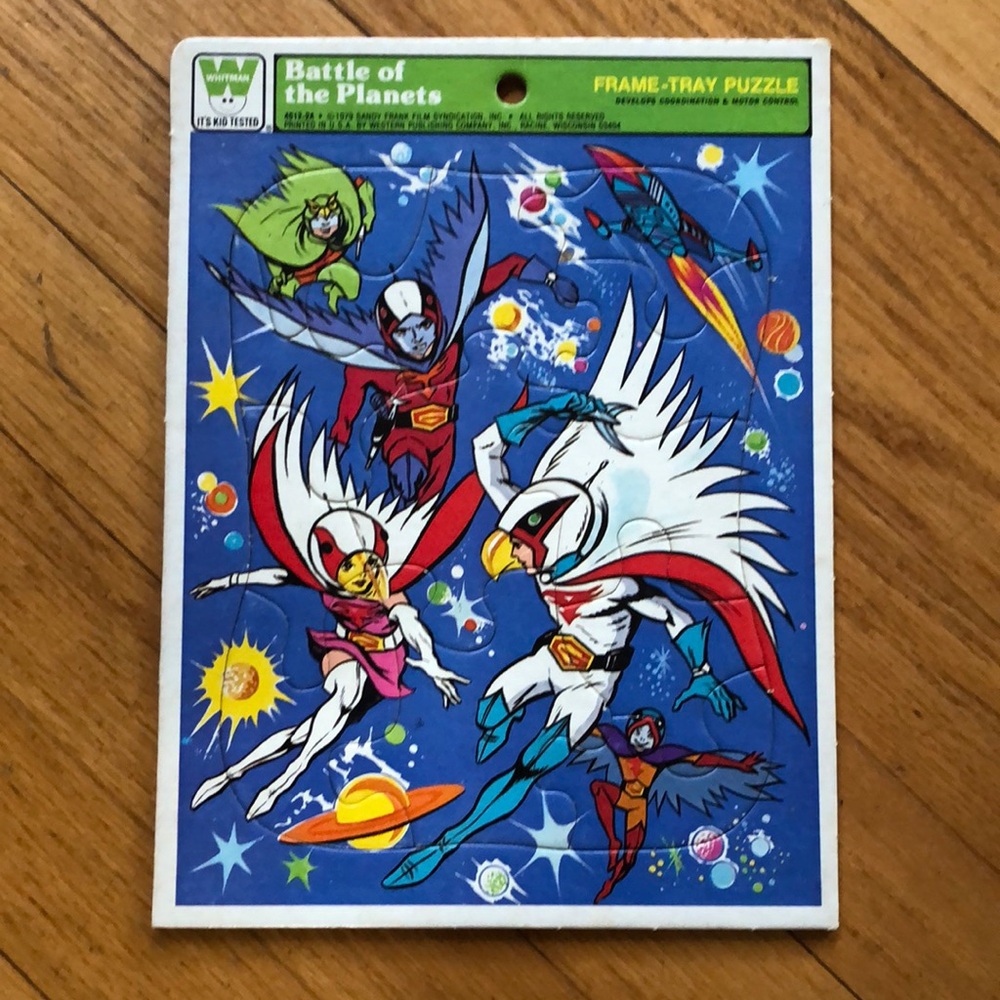 BATTLE OF THE PLANETS FRAME-TRAY PUZZLE  Vintage